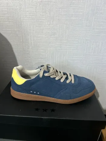 Basket Teddy Smith bleu nubuck 43