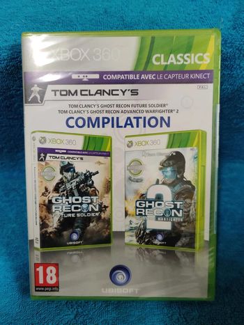 XBOX360 Tom Clancy's ghost recon future soldier et ghost recon advanced warfighter 2