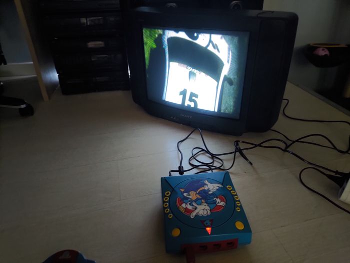 Console Sega Dreamcast custom Sonic Adventure avec manette - photo numéro 7