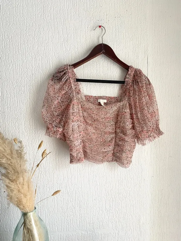 Top h&m taille 40 L fleurie