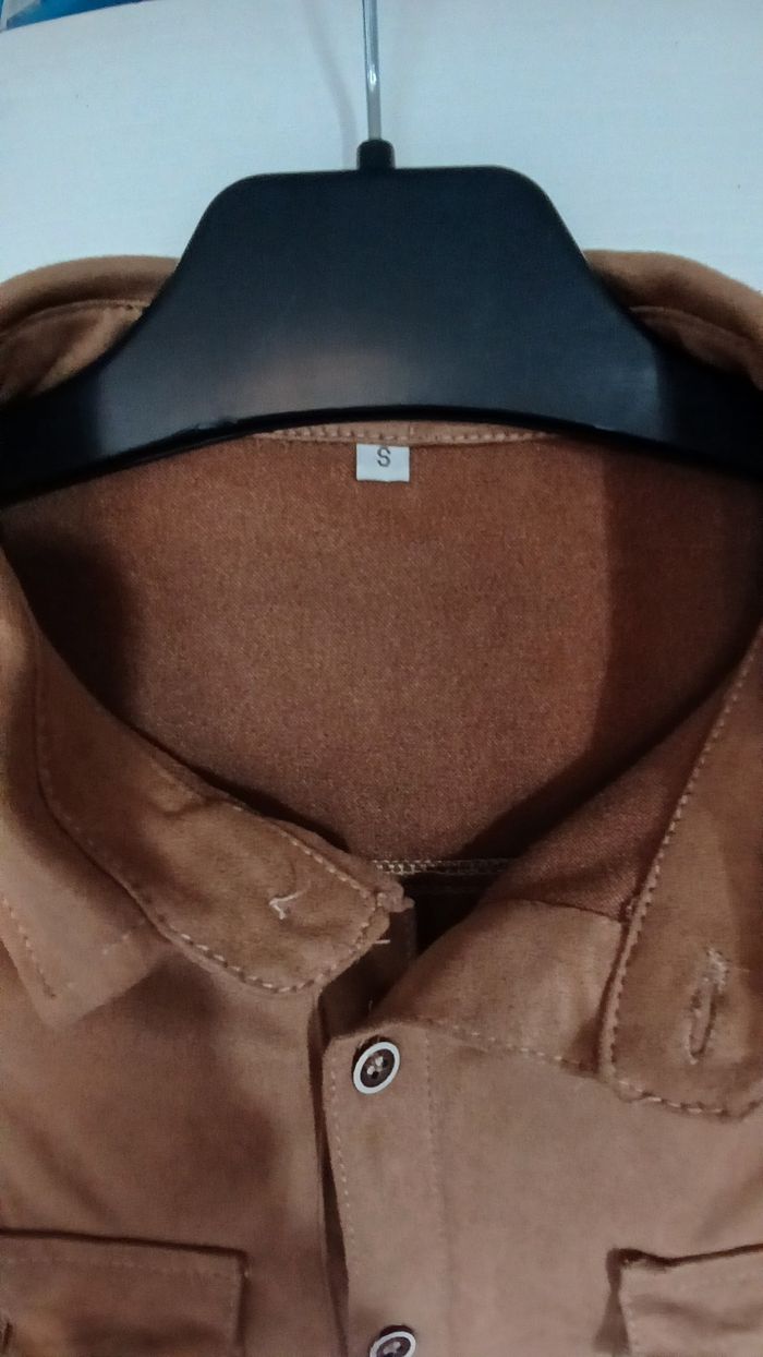 Chemise robe effet dain - photo numéro 2