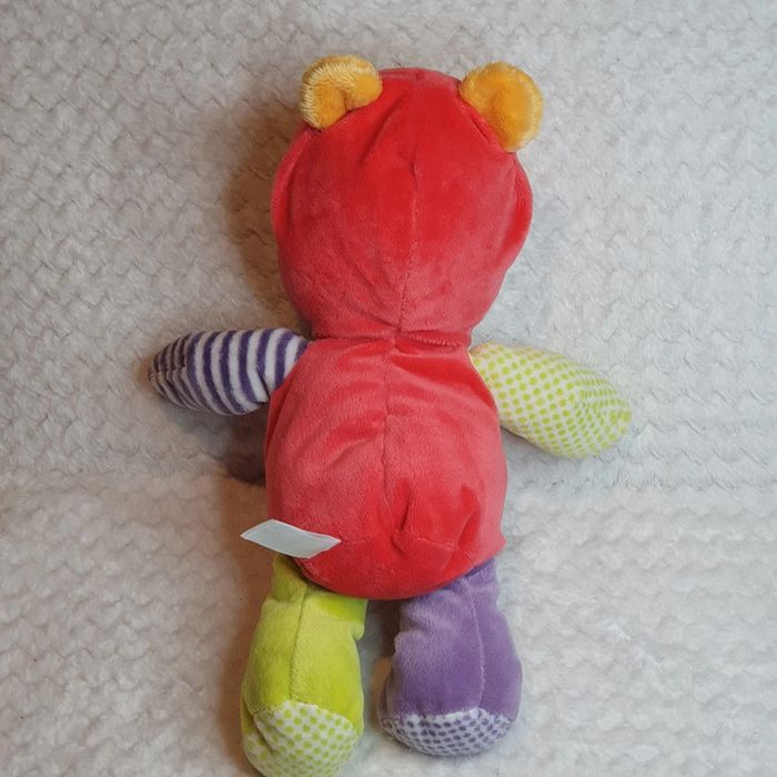 Doudou Peluche Winnie Pyjama Rouge Vert Disney - photo numéro 5