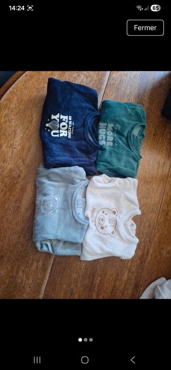 Lot 4 pyjamas 3 mois neuf
