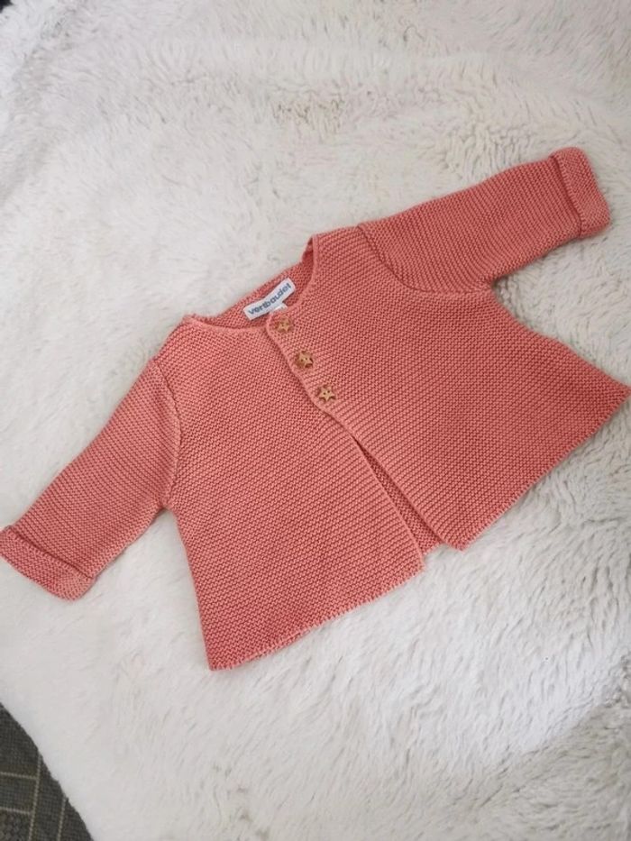 Ensemble Gilet maille et Legging Vertbaudet - photo numéro 2