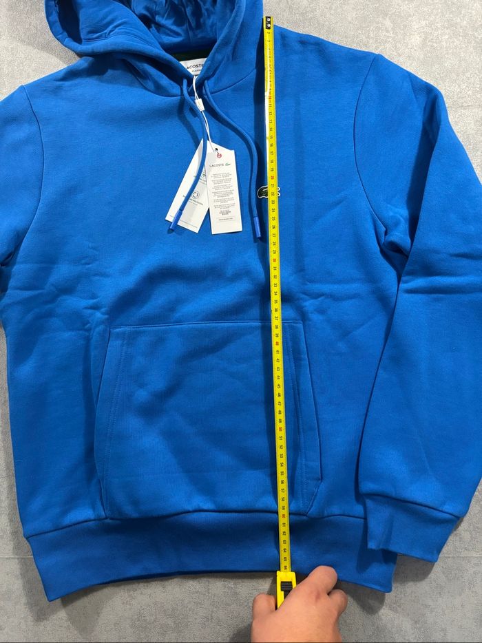Pull à capuche Lacoste Bleu Taille S Neuf avec étiquette - photo numéro 10