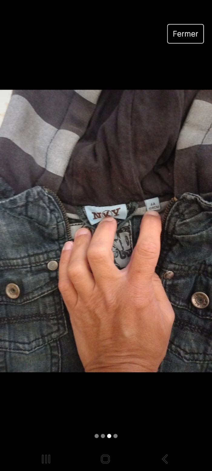 Petite veste en jean - photo numéro 2