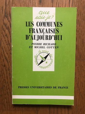 Les communes françaises d’aujourd’hui