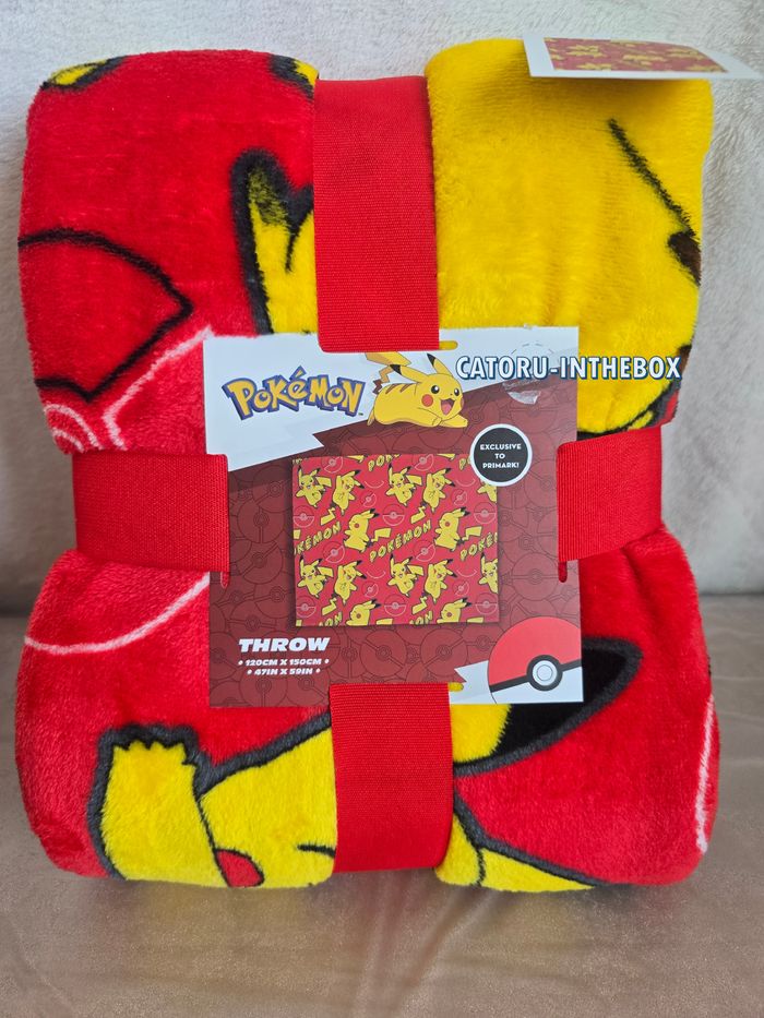 Plaid Pokémon Pikachu | 120x150cm