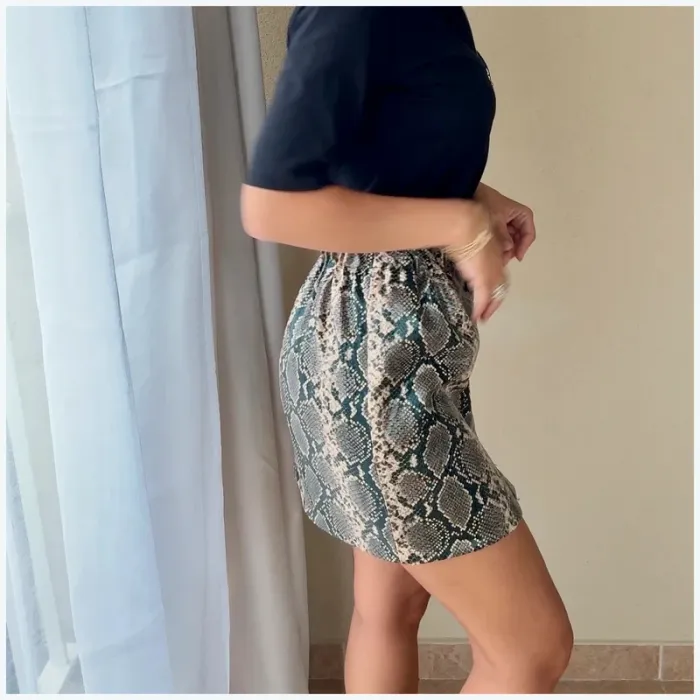 Jupe python Zara XS bon état - photo numéro 3