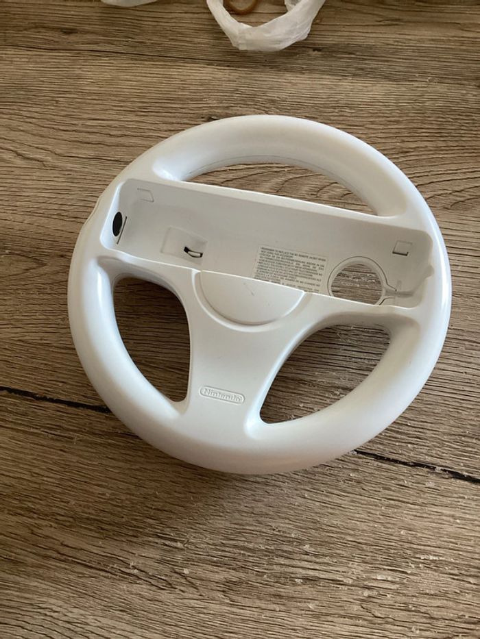 volant officiel Nintendo wii blanc - photo numéro 2