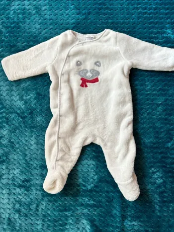 SurPyjama velours Tape à l’œil – 3 mois