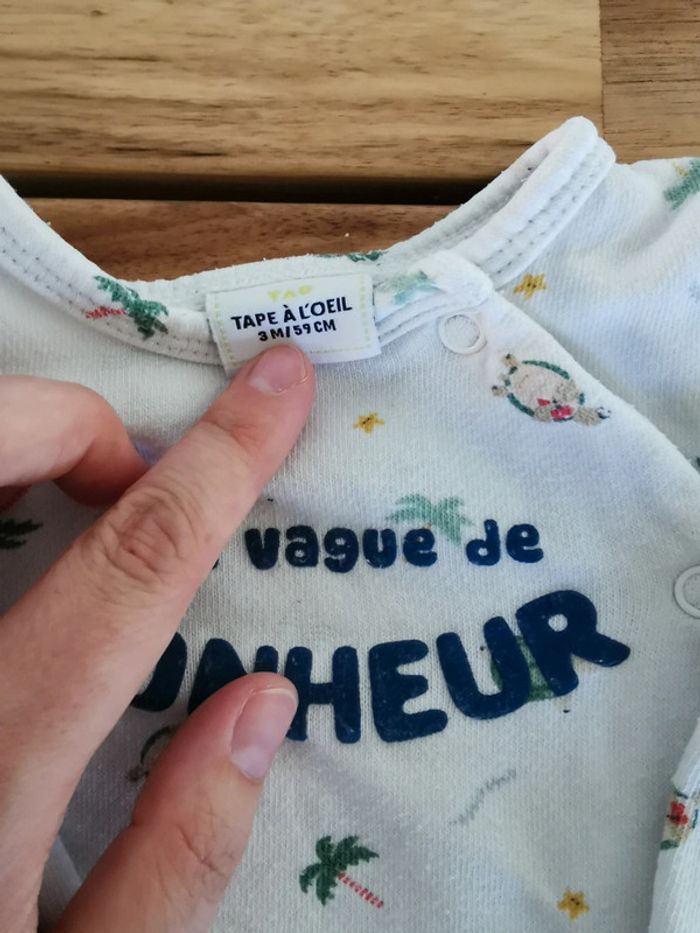 Pyjama 3 mois TAO - photo numéro 3