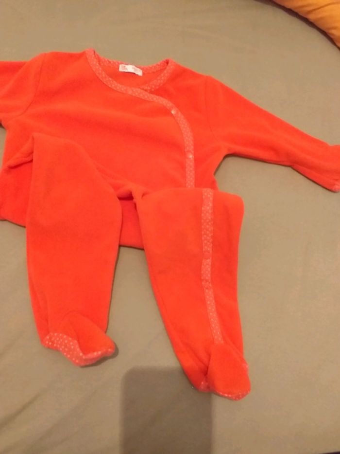 Pyjama épais DPAM rouge 24 mois - photo numéro 3