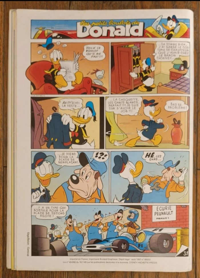 Ancien journal de mickey avec cadeau + fiches N°2355 1997 - photo numéro 9