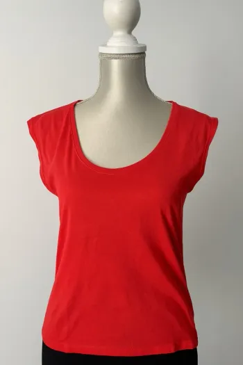T-shirt rouge American Vintage - Taille M