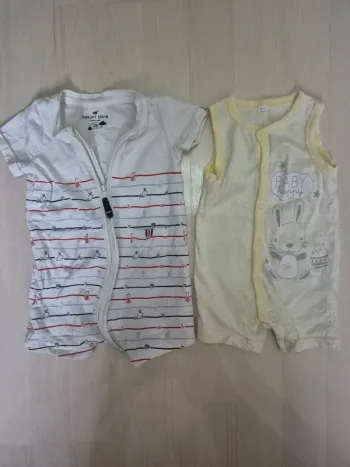 Combi short garçon 3 mois