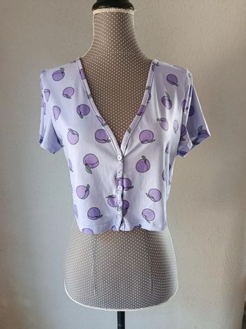 Crop top violet Shein Taille L