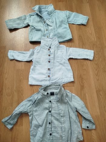 Lot de 3 chemise à