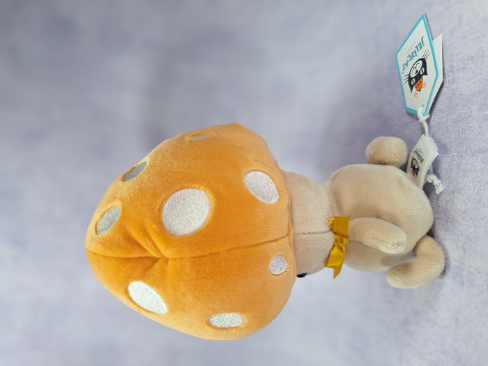Peluche Jellycat retired Fun-Guy Ozzie yellow mushroom champi foret FUNG3O NWT - photo numéro 3