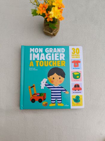 Livre Mon grand imagier à toucher Milan