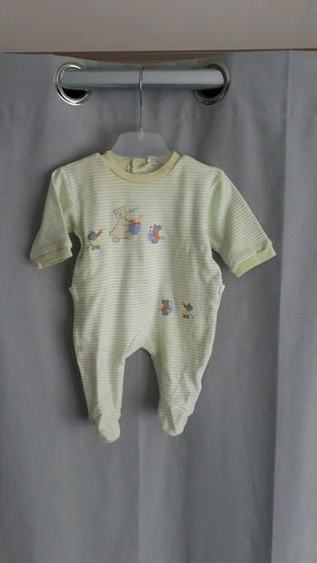 Pyjama vert 1mois
