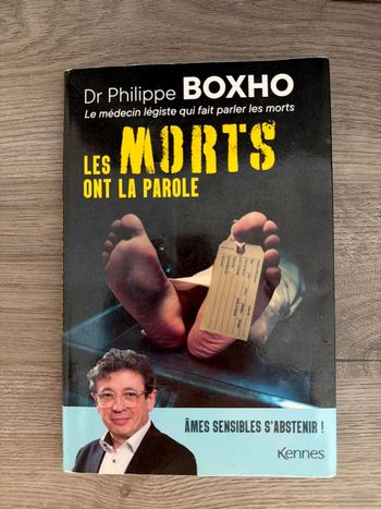Les morts ont la parole Philippe BOXHO