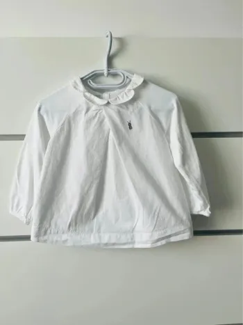 Blouse okaidi 18 mois blanche