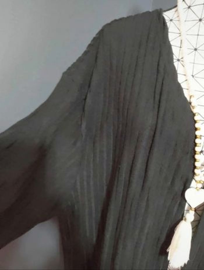 Cardigan Long Noir Taille 58 – Ample, Confortable et Élégant pour Automne/Hiver 🖤 - photo numéro 2
