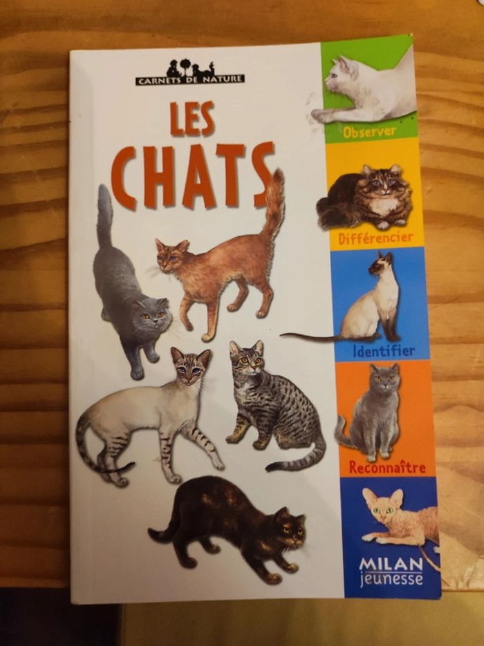 Livre documentaire les chats
