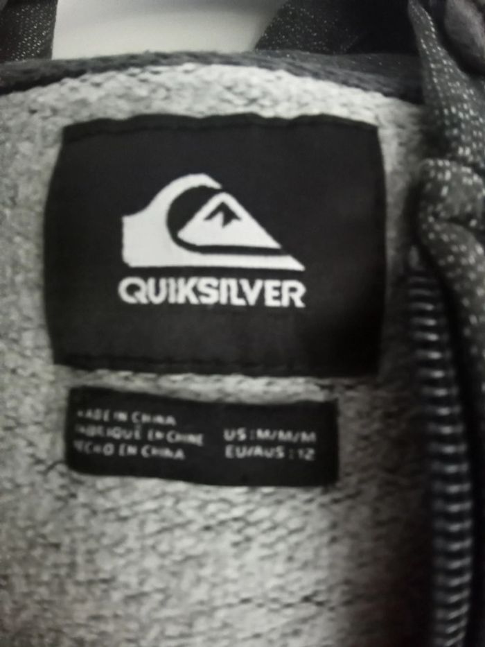 Sweat à capuche zippé Quicksilver 12 ans - photo numéro 5