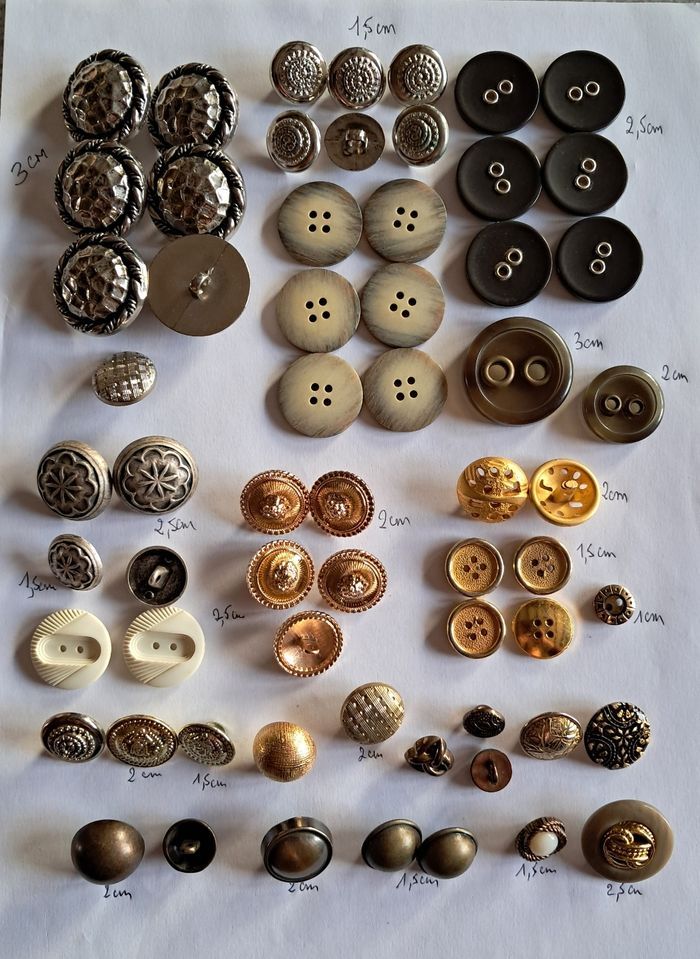 Lot de boutons de couture - photo numéro 3