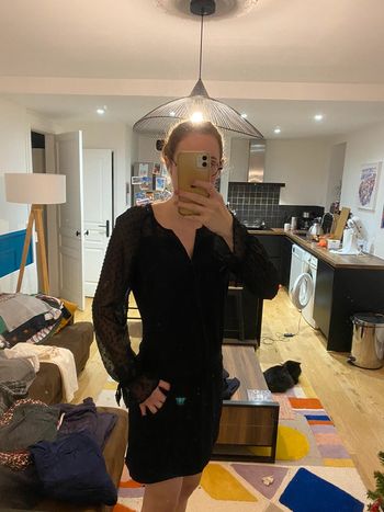 Robe noir miss captain en 36