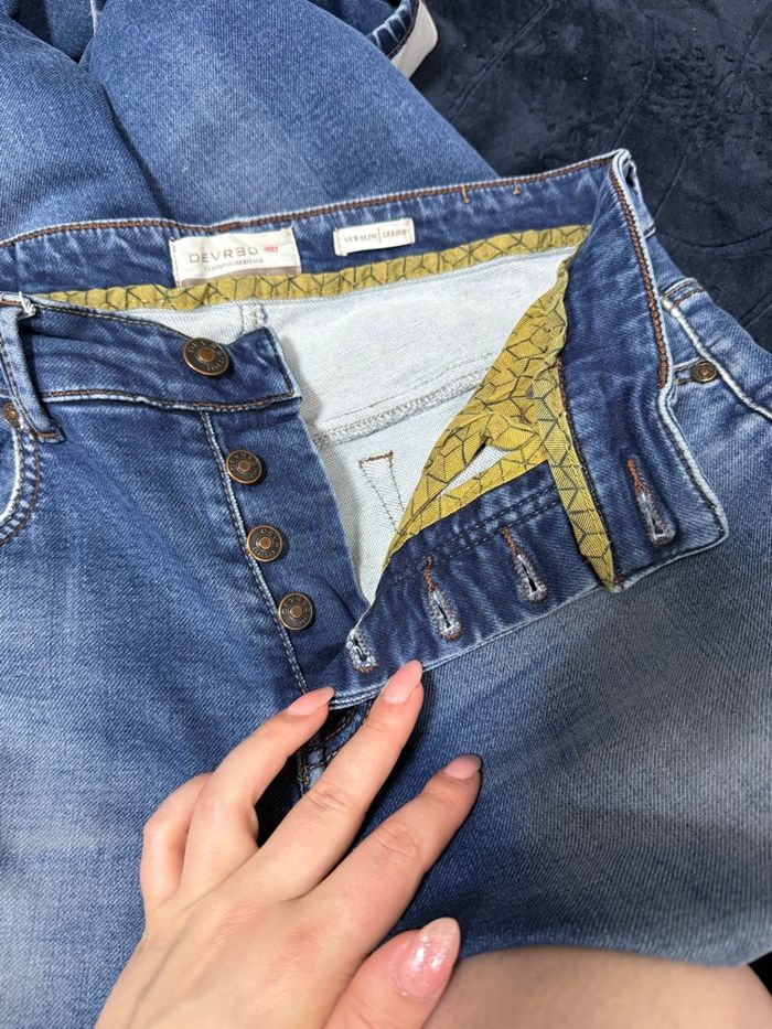 Jean Devred homme – Coupe droite / New Slim – Bleu - photo numéro 8