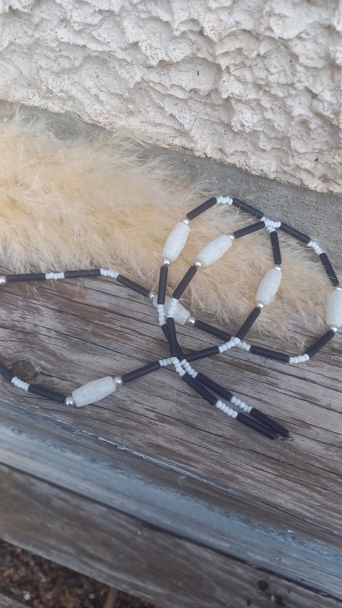 Sautoir collier long vintage - photo numéro 2