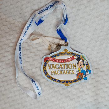 Lanière et pochette pass annuel tokyo disney resort vacation packages