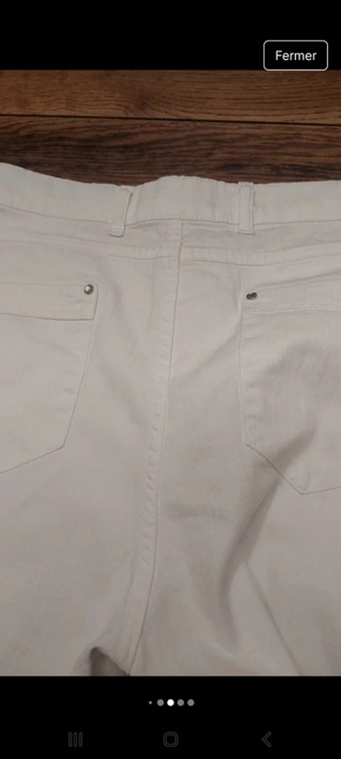 Pantalon femme blanc D'Auvry W 36 fr 46/48 - photo numéro 13
