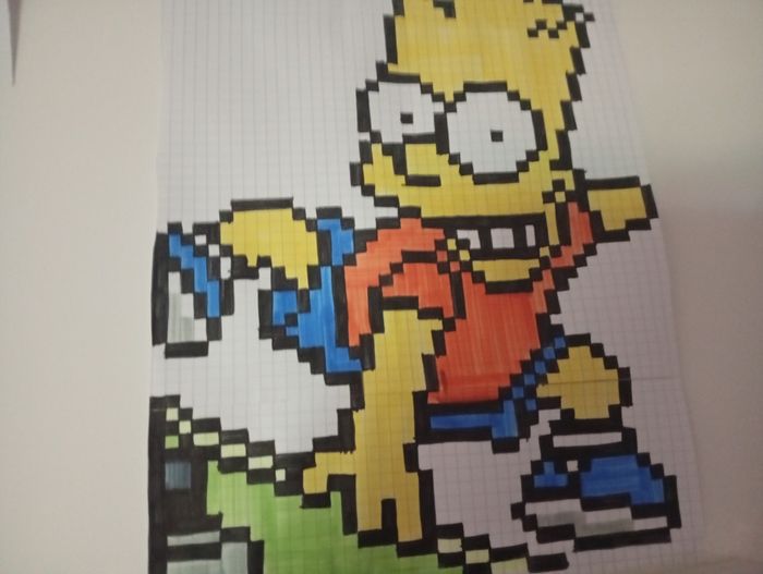 PIXEL ART MART SIMPSON