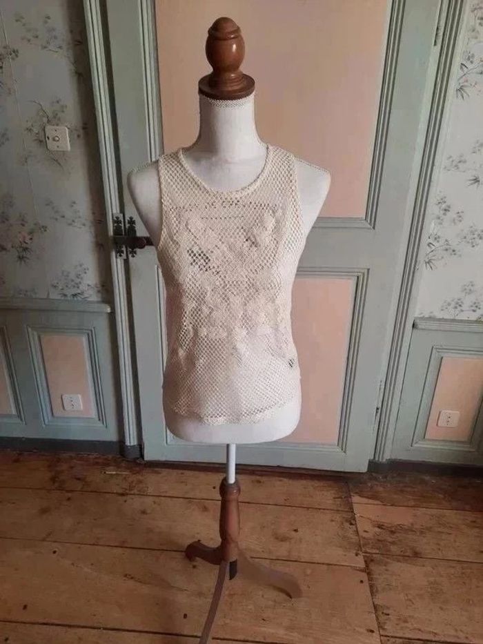 Top maille filet Undiz taille XS neuf avec étiquette