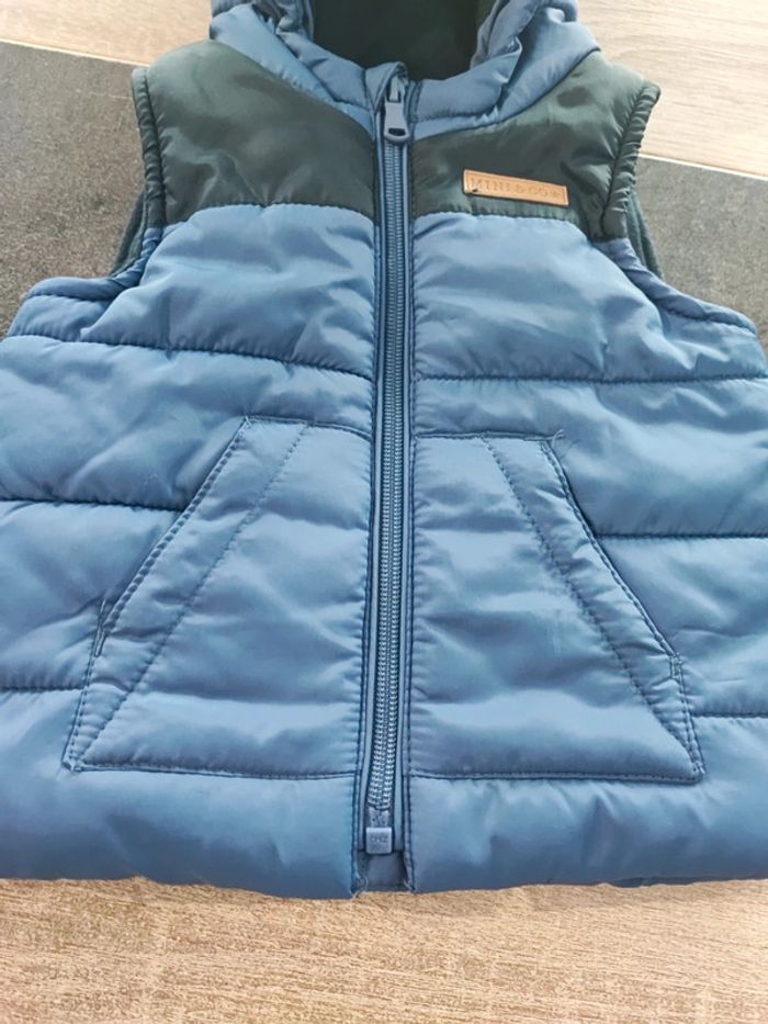 Doudoune matelassée sans manches garçon 6 mois Kiabi - photo numéro 3