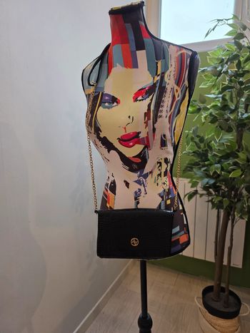 Sac à bandoulière en cuir synthétique vintage