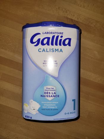 Lait Gallia 1er âge neuf.