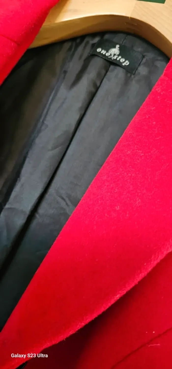 Manteau Caban Laine One Step by IKKS Taille 40 - photo numéro 3