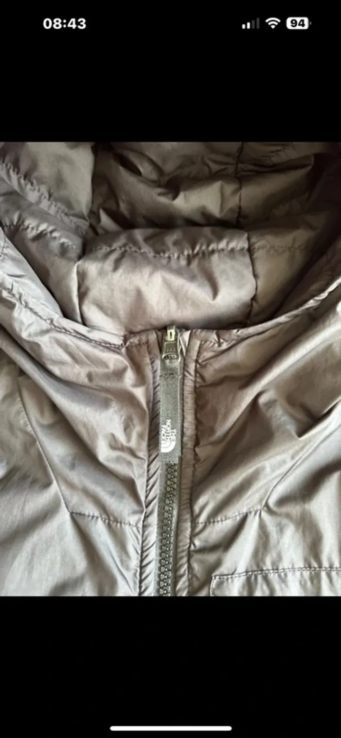 Veste doudoune the north face réversible taille XL enfants - photo numéro 5