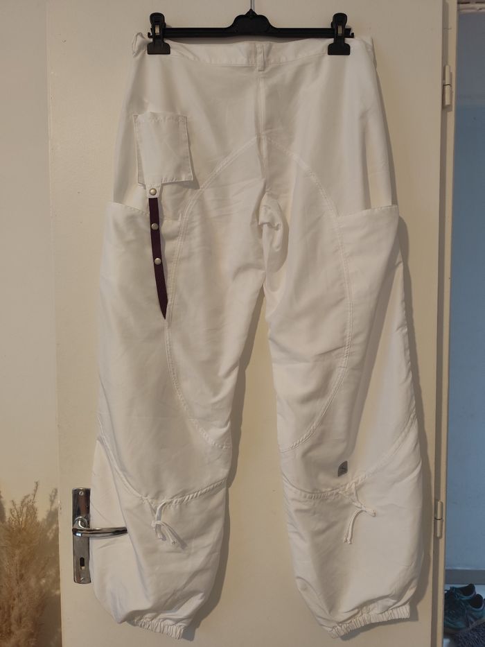 Pantalon blanc cargo taille 42 Domyos Decathlon - photo numéro 2