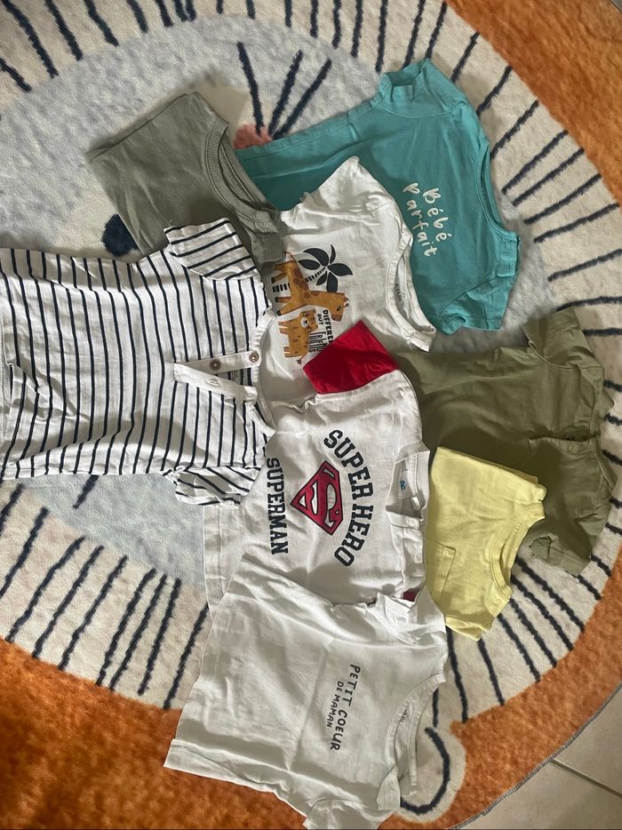 Lot t-shirt 6 mois