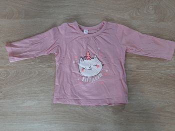 T-shirt manches longues fille 9mois