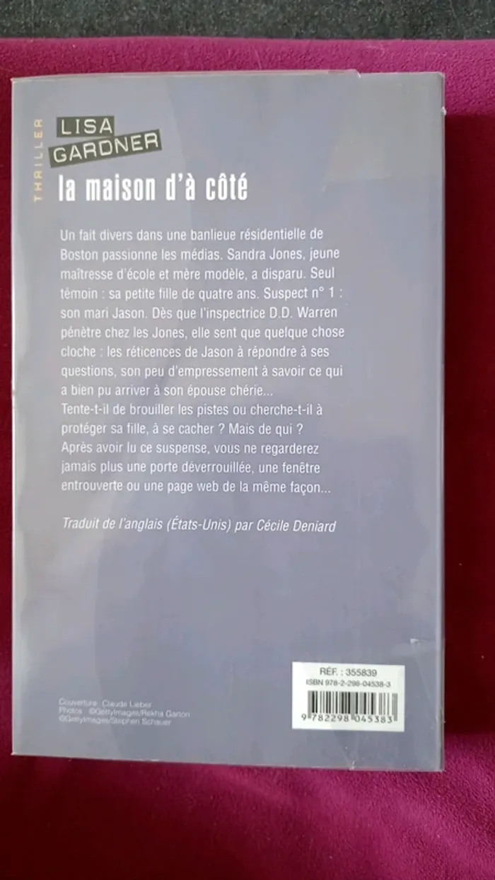 La maison d'à côté de Lisa Gardner - photo numéro 2