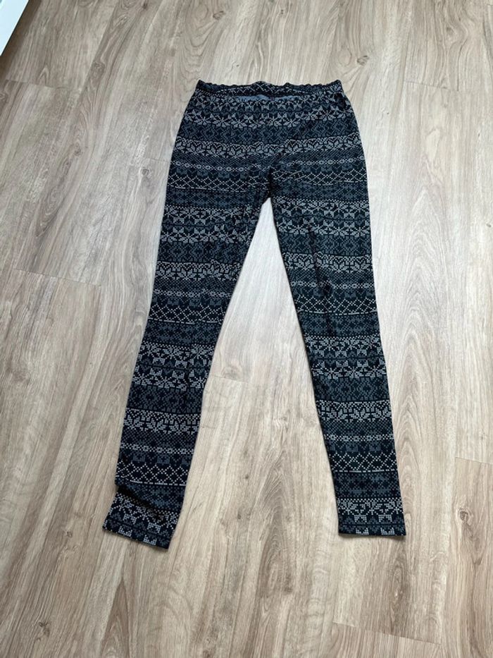 Pantalon legging femme à motifs marque AC taille L état satisfaisant - photo numéro 2