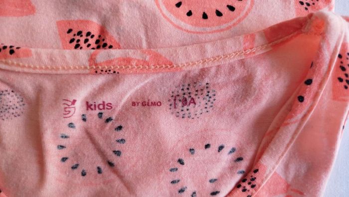 robe ornage avec élastiques à la taille 6ans - photo numéro 4