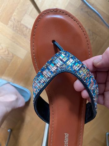 Mules Pierres multicolore Graceland cuir taille 38 1 fois mit